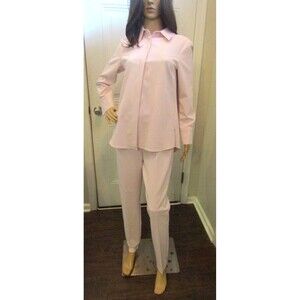 Estelle and Finn Pantsuit 2 Piece Pink Jacket Pants Womens Size XS